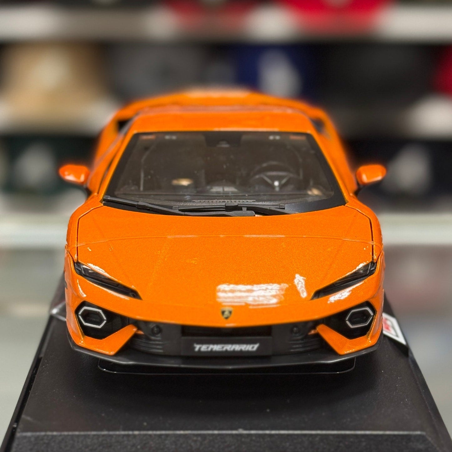 Maisto Lamborghini Temerario Orange 1/18 Scale Diecast Model Car | New - Product Image