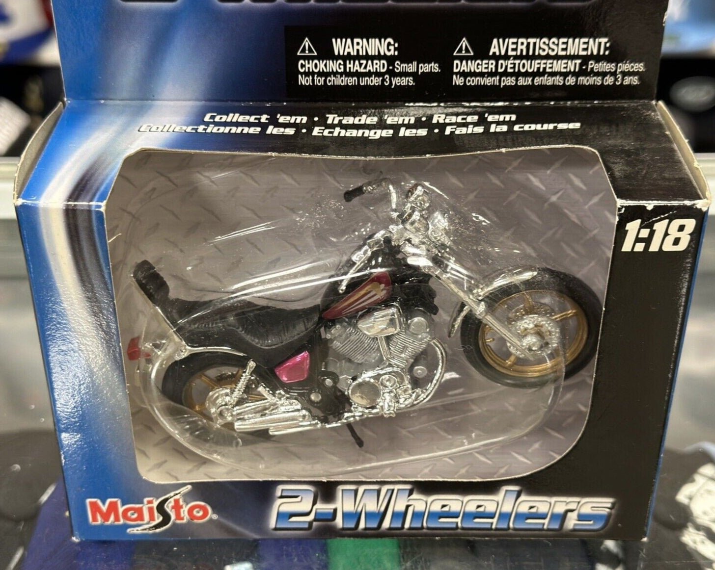 Maisto Motorcycle 1/18 Scale Diecast Model Bike | New - Product Image