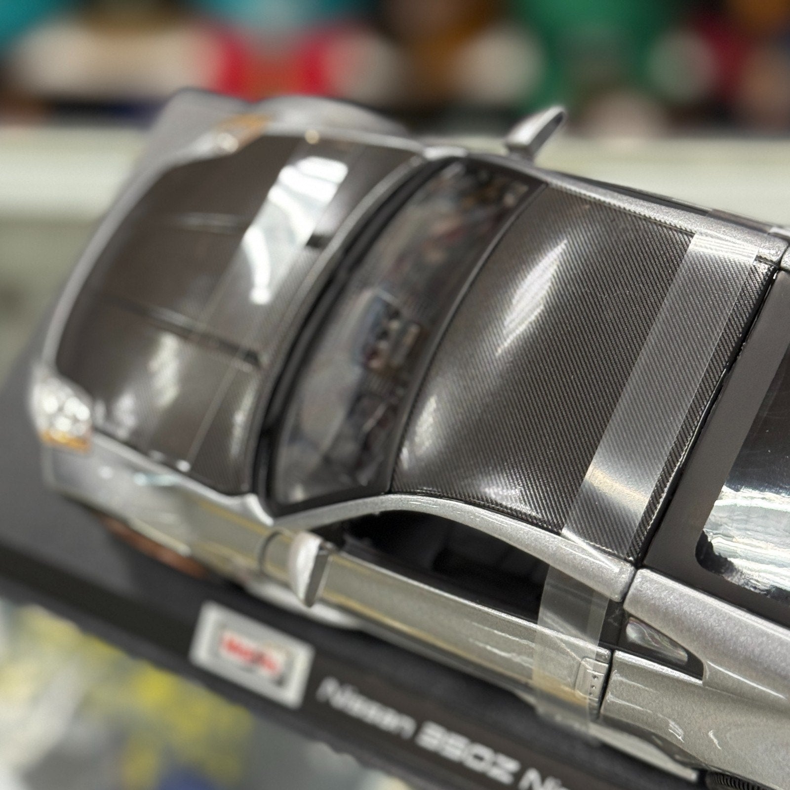 Maisto Nissan 350Z Nismo Silver w/ Bronze Wheel 1/18 Scale Diecast Model Car | New - Product Image