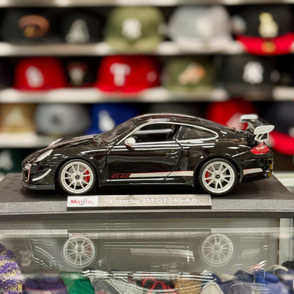 Maisto Porsche 911 GT3 RS 4.0 Black 1/18 Scale Diecast Model Car | New - Product Image