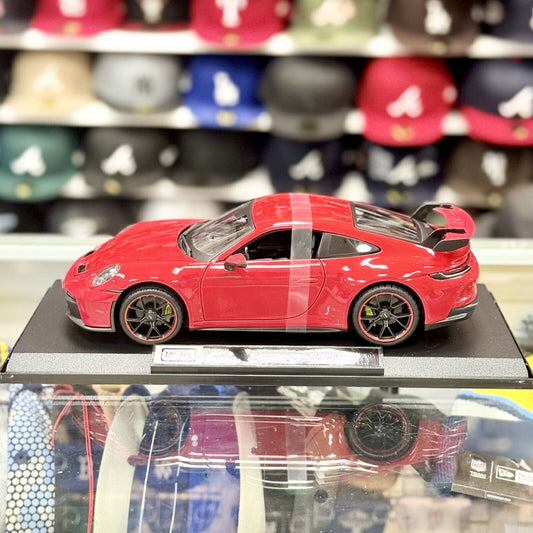 Maisto Porsche 992 GT3 Red 1/18 Scale Diecast Model Car | New - Product Image