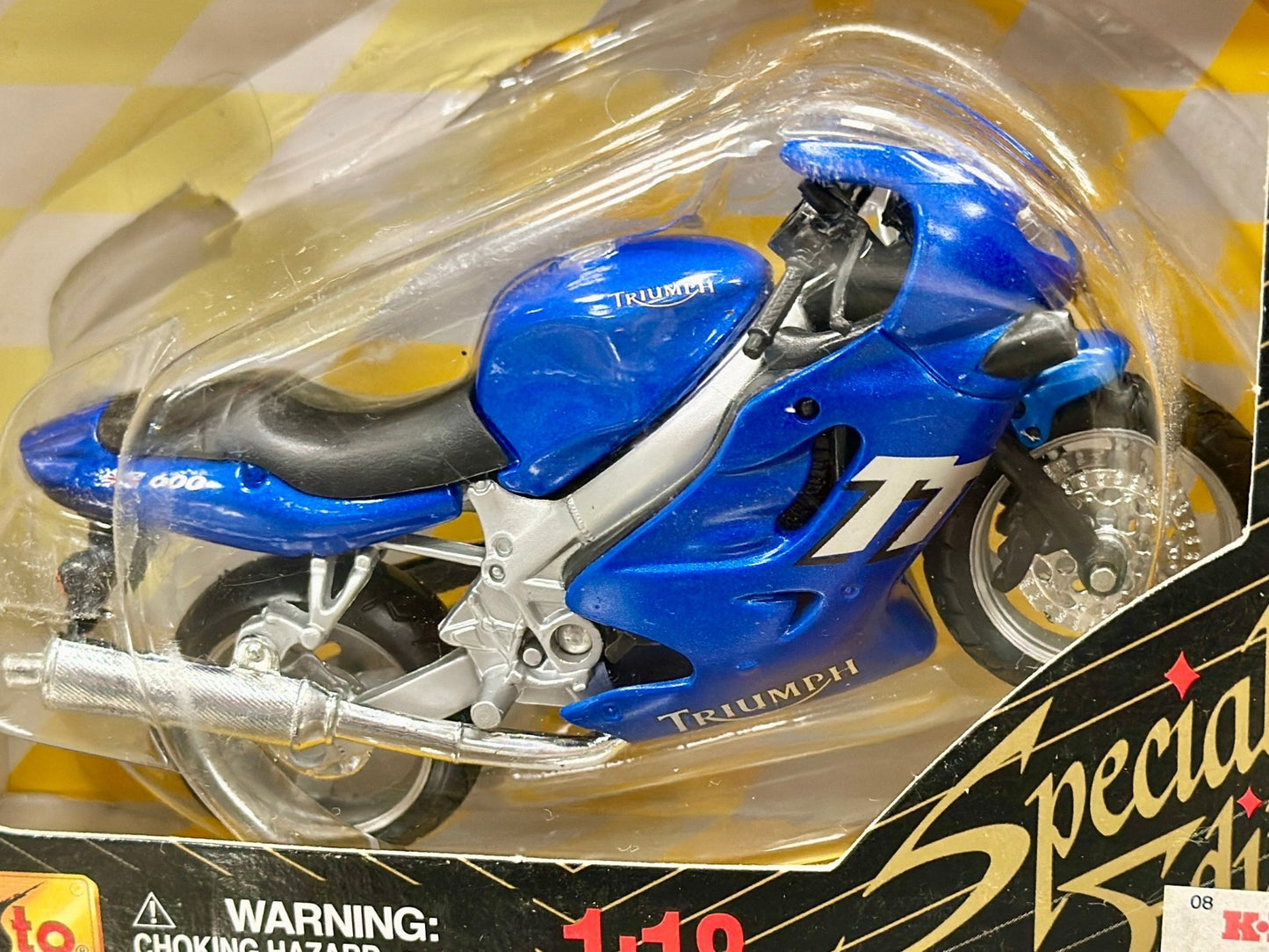 Maisto Triumph Motorcycle 1/18 Scale Diecast Model Bike | New - Product Image