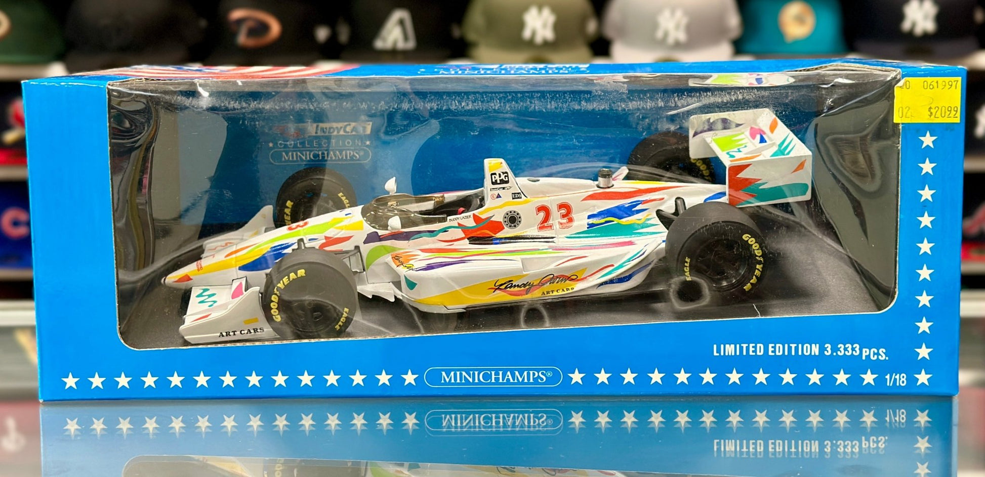 Minichamps 1994 Indy Car Leader 'Art Car' 1/18 Scale Diecast Model Car | In Box - Product Image