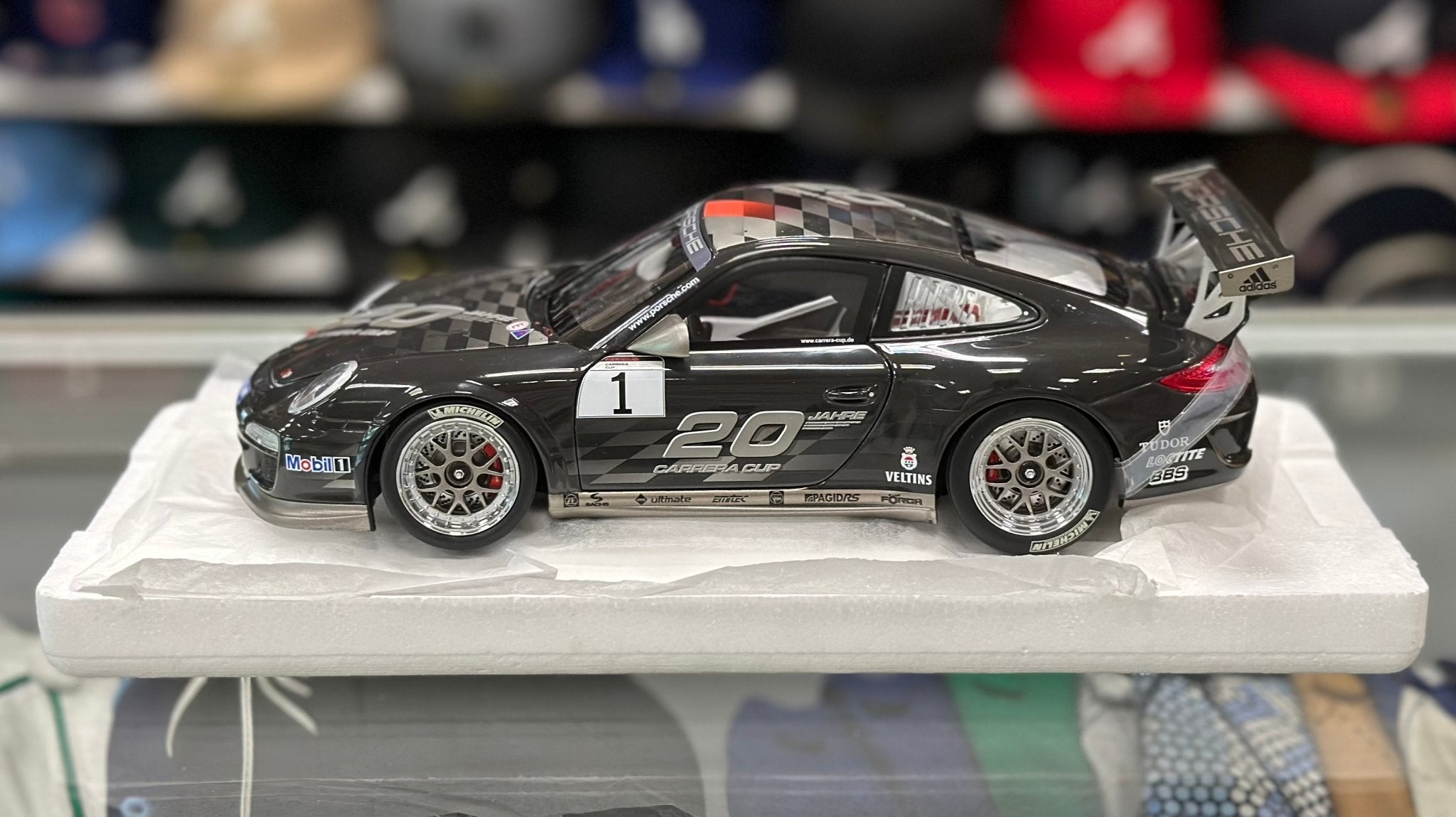 Minichamps Porsche 997 GT3 Cup Dark Gray 1/18 Scale Diecast Model