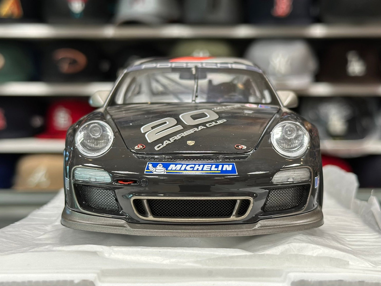 Minichamps Porsche 997 GT3 Cup Dark Gray 1/18 Scale Diecast Model Car | New - Product Image