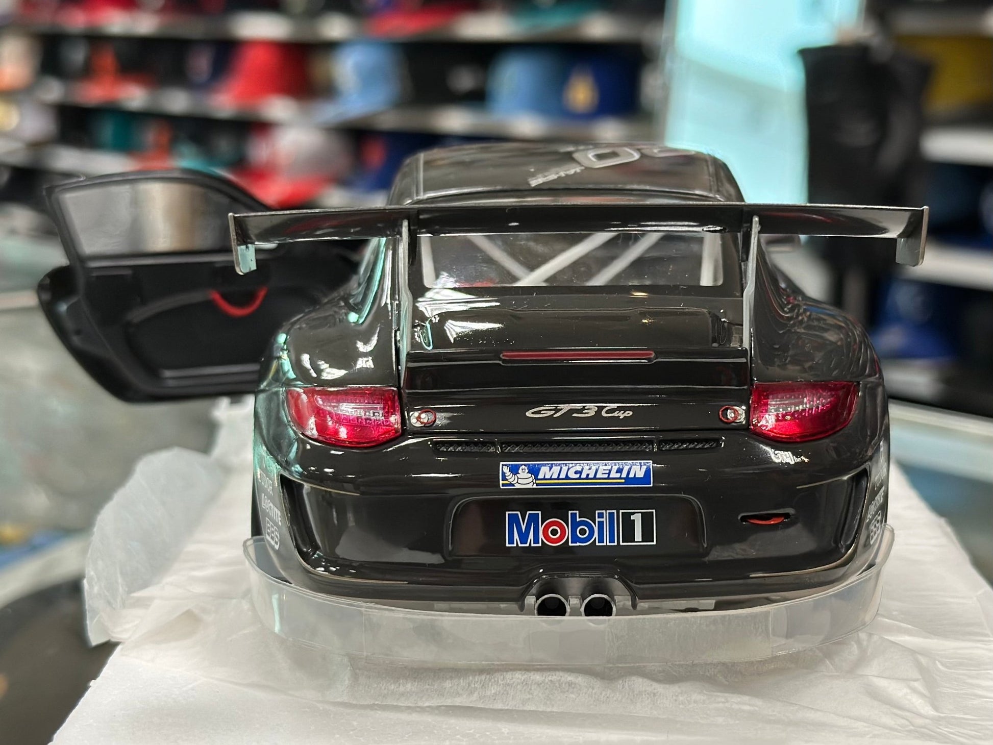 Minichamps Porsche 997 GT3 Cup Dark Gray 1/18 Scale Diecast Model Car | New - Product Image
