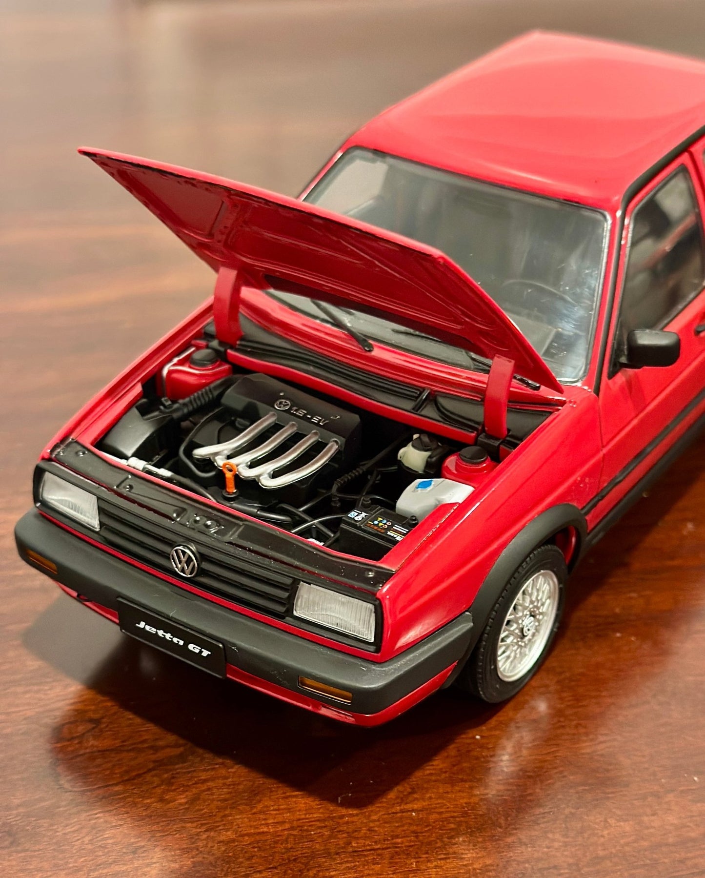 Mission Model Volkswagen Jetta GT MK II Red 1/18 Scale Diecast Model Car - Product Image