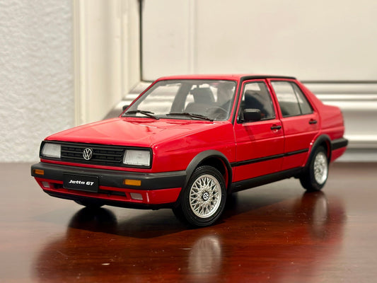 Mission Model Volkswagen Jetta GT MK II Red 1/18 Scale Diecast Model Car - Product Image