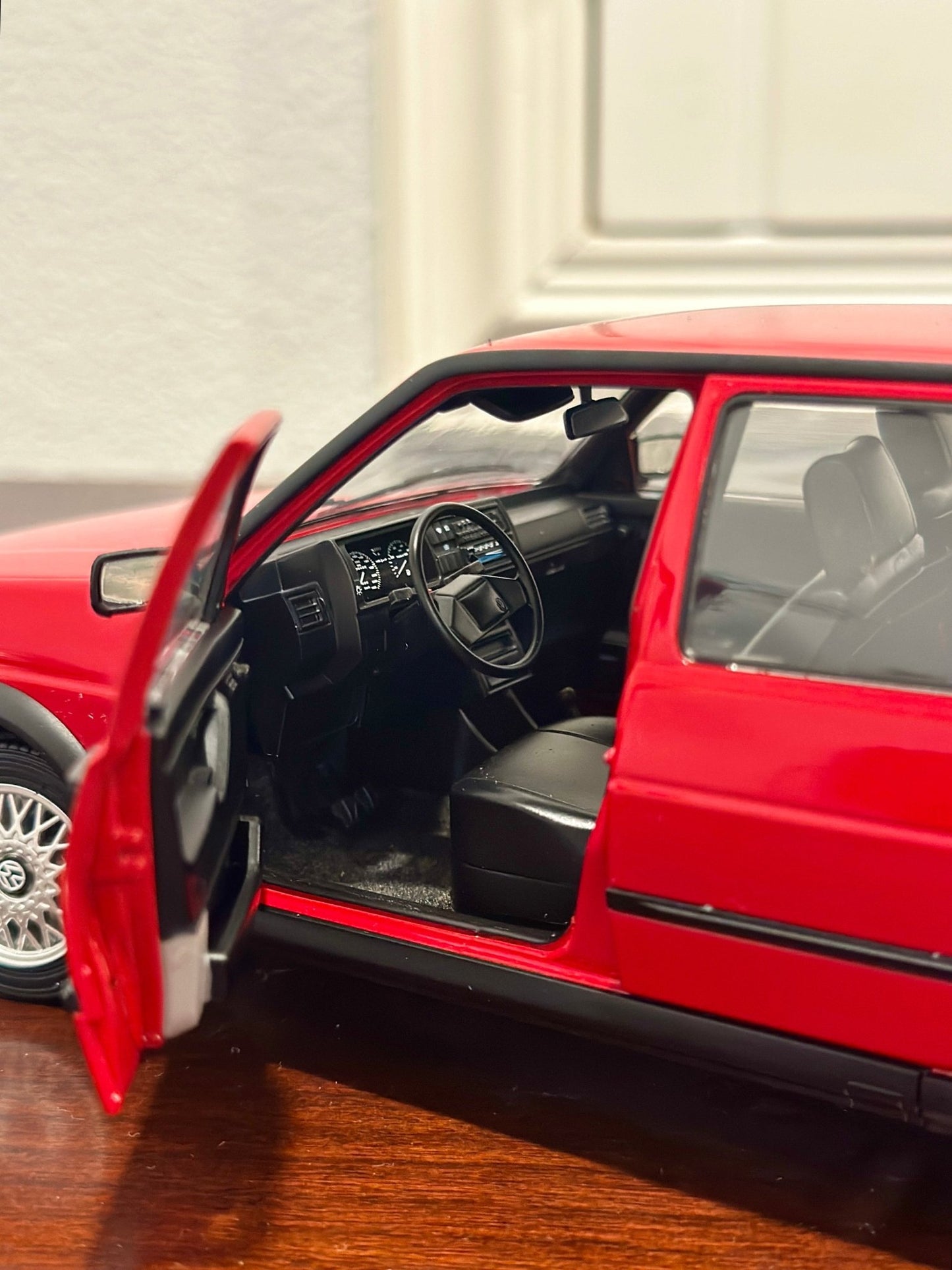 Mission Model Volkswagen Jetta GT MK II Red 1/18 Scale Diecast Model Car - Product Image