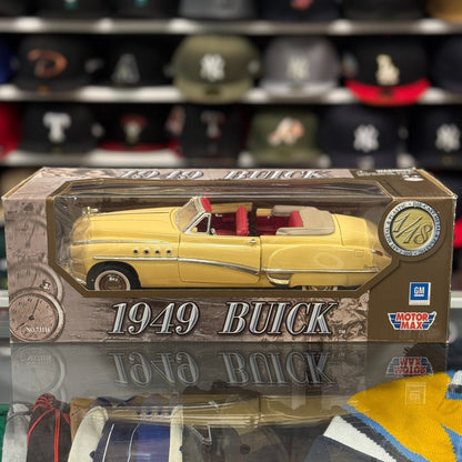 Motormax 1949 Buick Roadmaster Cream 1/18 Scale Diecast Model Car | New - Product Image