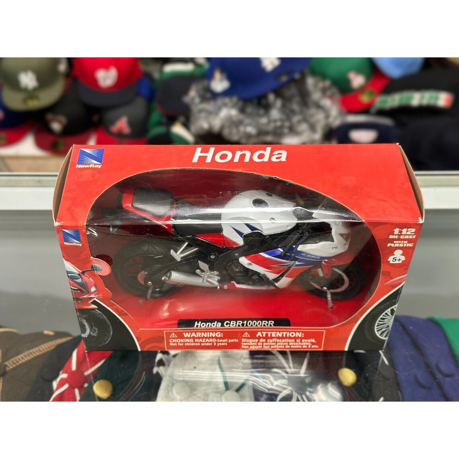 New Ray Honda CBR1000 RR Fireblade RWB 1/12 Scale Diecast Model Bike | New - Product Image