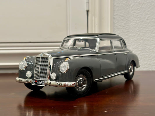 NOREV 1952 Mercedes 300 Gray 1/18 Scale Diecast Model Car - Product Image