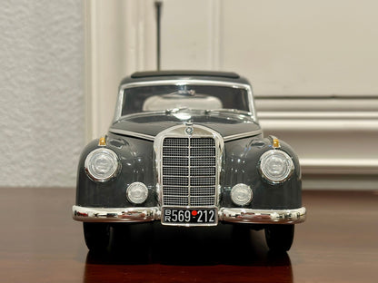 NOREV 1952 Mercedes 300 Gray 1/18 Scale Diecast Model Car - Product Image