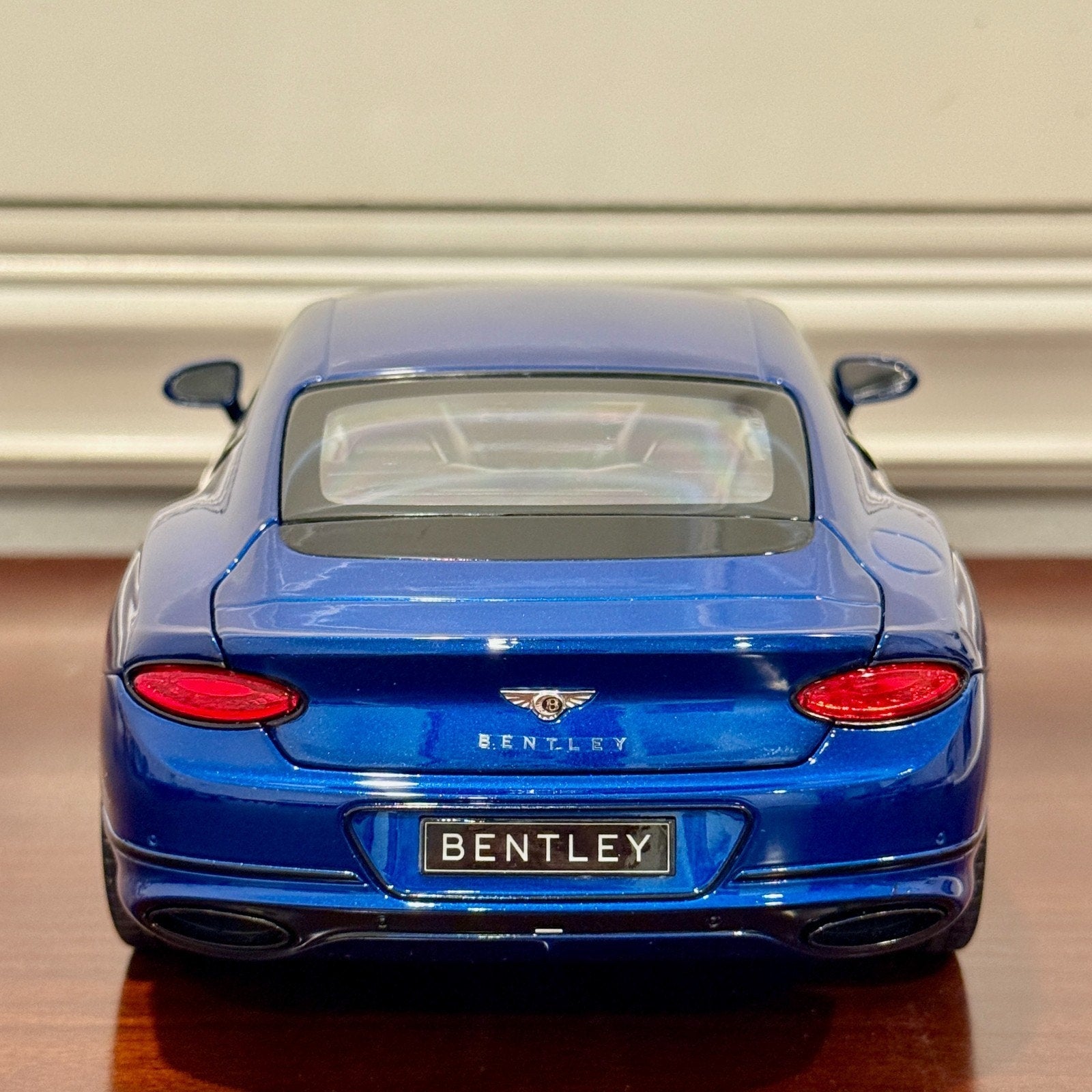 NOREV Bentley Continental GT Blue 1/18 Scale Diecast Model Car - Product Image