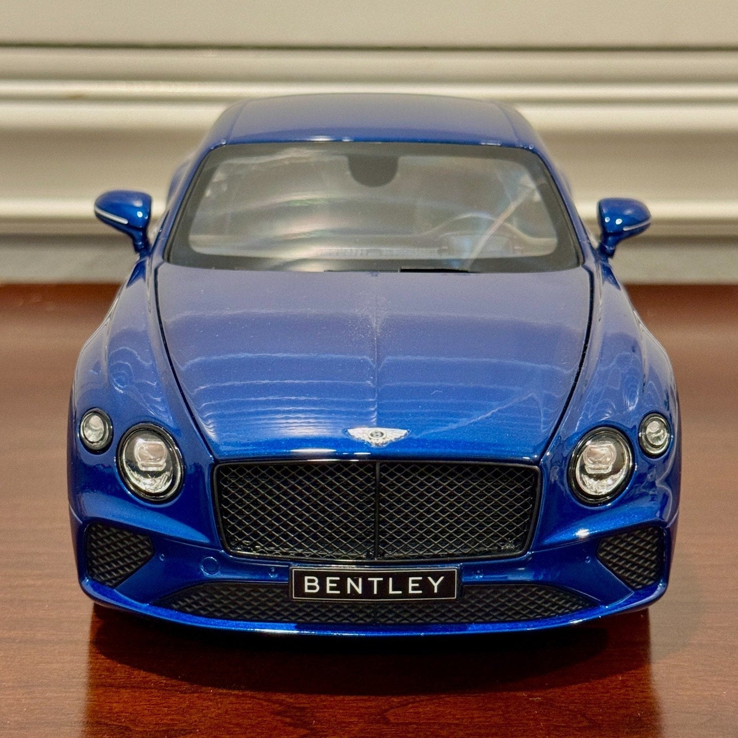 NOREV Bentley Continental GT Blue 1/18 Scale Diecast Model Car - Product Image