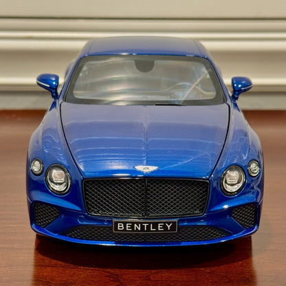 NOREV Bentley Continental GT Blue 1/18 Scale Diecast Model Car - Product Image