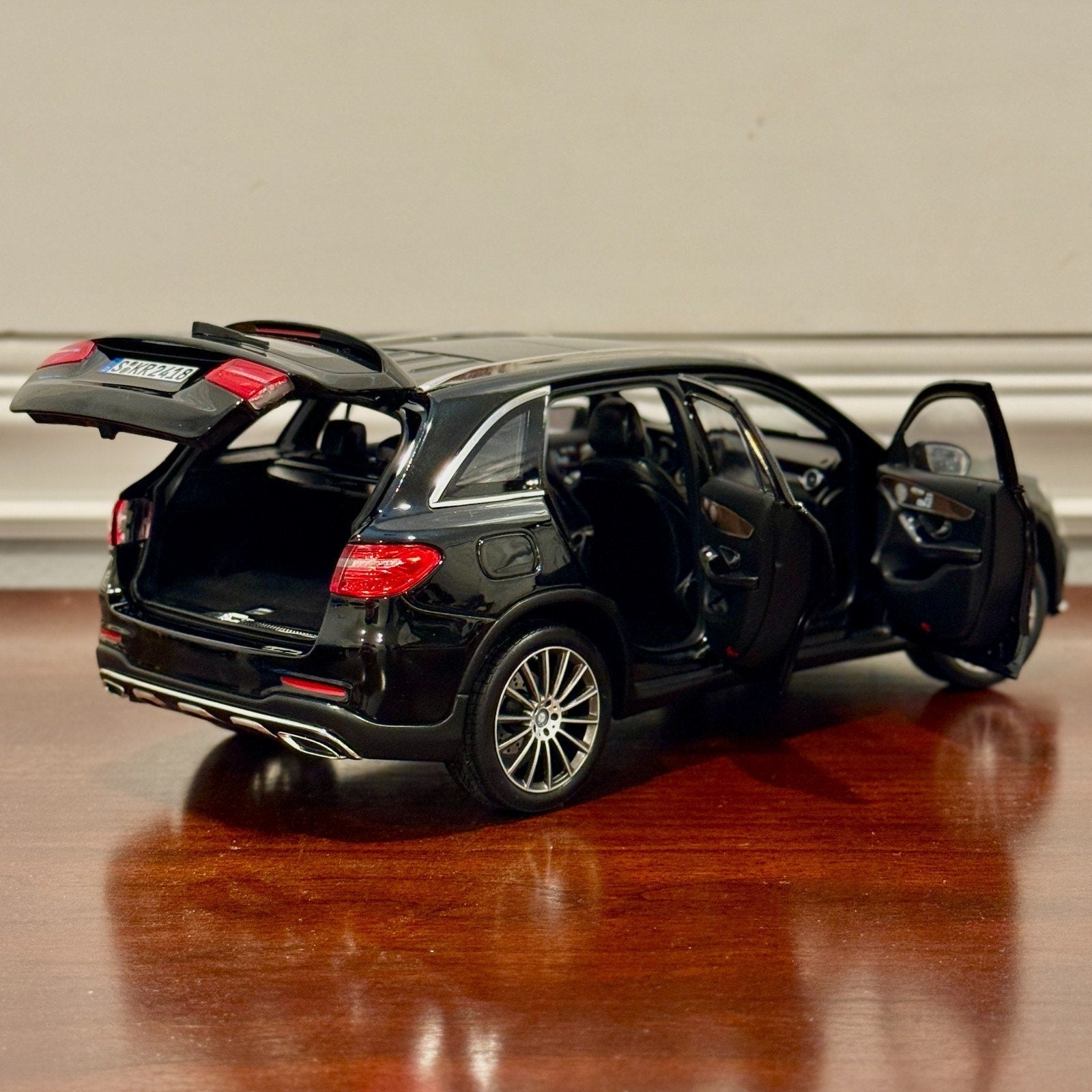 NOREV Mercedes Benz GLC 'AMG Package' Black 1/18 Scale Diecast Model Car - Product Image