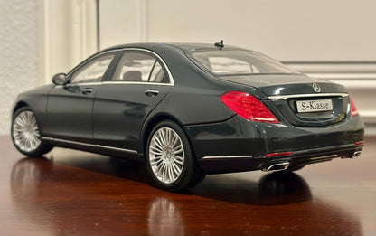 NOREV Mercedes Benz S-Class Slate Blue 1/18 Scale Diecast Model Car - Product Image