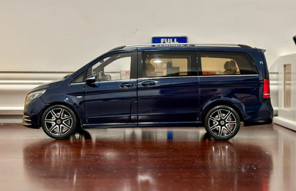 NOREV Mercedes Benz V-Class 'AMG Package' Blue 1/18 Scale Diecast Model Car - Product Image