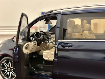 NOREV Mercedes Benz V-Class 'AMG Package' Blue 1/18 Scale Diecast Model Car - Product Image