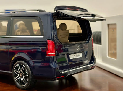 NOREV Mercedes Benz V-Class 'AMG Package' Blue 1/18 Scale Diecast Model Car - Product Image