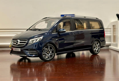 NOREV Mercedes Benz V-Class 'AMG Package' Blue 1/18 Scale Diecast Model Car - Product Image