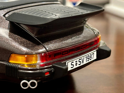 NOREV Porsche 911 930 Turbo Cabriolet Metallic Brown 1/18 Scale Diecast Model Car - Product Image