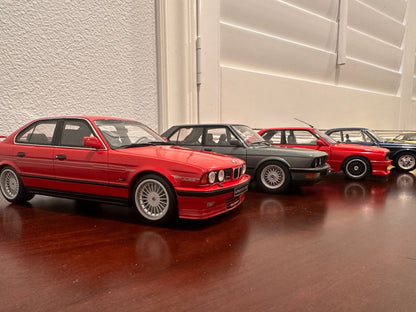 Ottomobile BMW 7-Series 'Alpina B7' Red 1/18 Scale Resin Model Car - Product Image