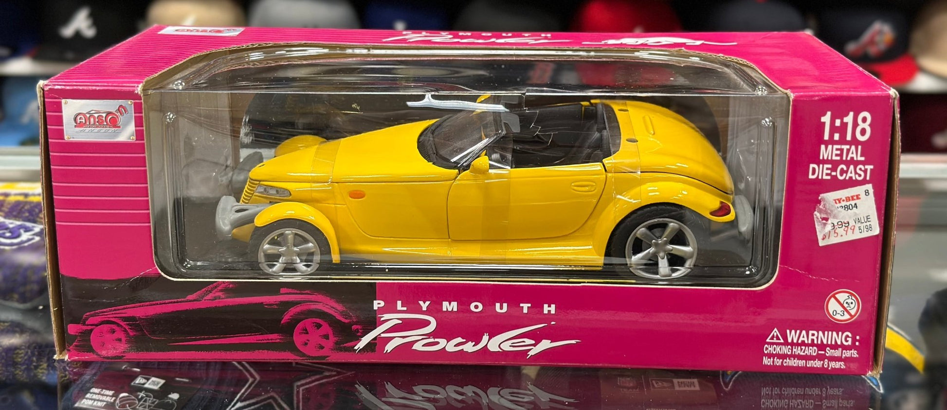 Plymouth Prowler Yellow Vintage Anson 1/18 | New - Product Image