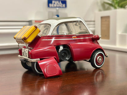 Revell BMW Isetta w/ Trailer Red/White 1/18 Scale Diecast Model Cars - Product Image