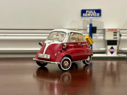 Revell BMW Isetta w/ Trailer Red/White 1/18 Scale Diecast Model Cars - Product Image