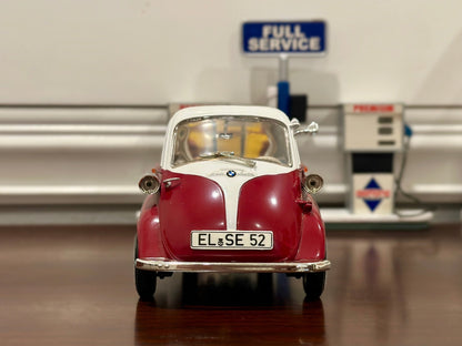 Revell BMW Isetta w/ Trailer Red/White 1/18 Scale Diecast Model Cars - Product Image
