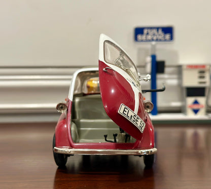 Revell BMW Isetta w/ Trailer Red/White 1/18 Scale Diecast Model Cars - Product Image