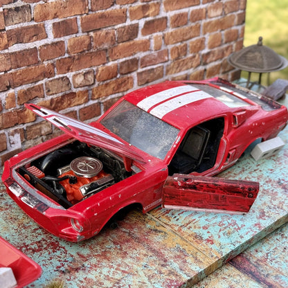 Road Legends 1968 Ford Shelby GT500 1/18 Scale Diecast Model Car | Parts Car - Product Image