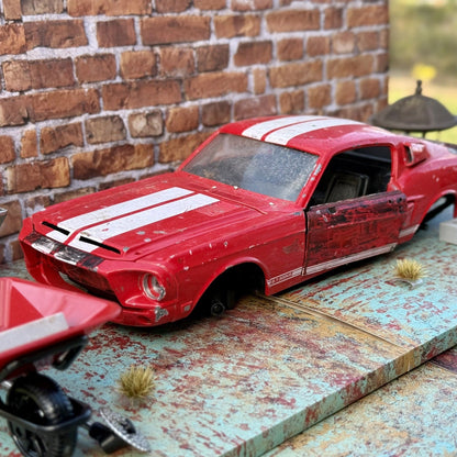 Road Legends 1968 Ford Shelby GT500 1/18 Scale Diecast Model Car | Parts Car - Product Image