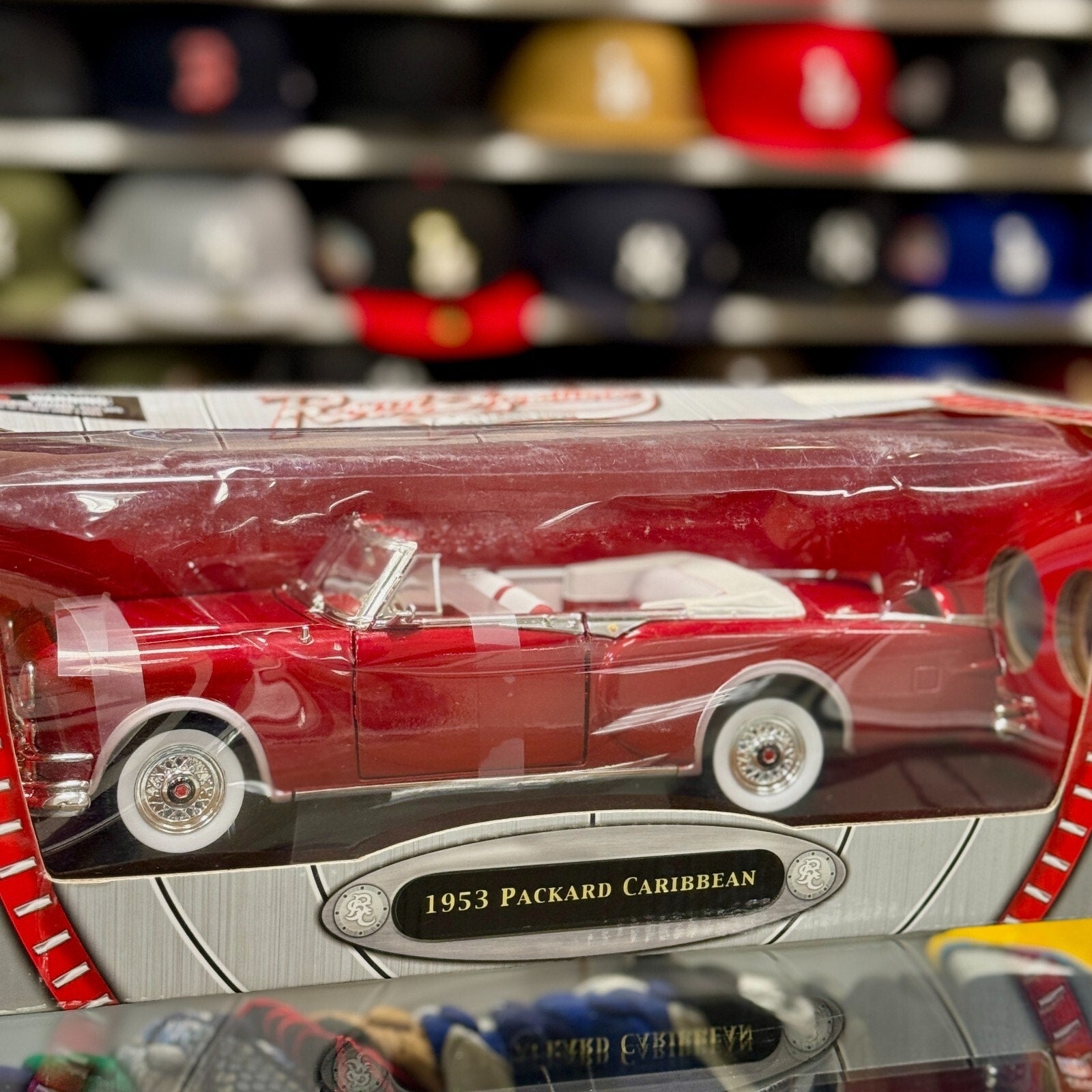 Road Signature 1953 Packard Caribbean Convertible Red 1/18 Scale Diecast Model Car | New - Product Image