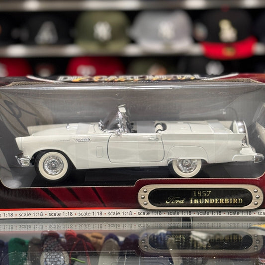 Road Signature 1955 Ford Thunderbird w/ White 1/18 Scale Diecast Model Car | New - Product Image