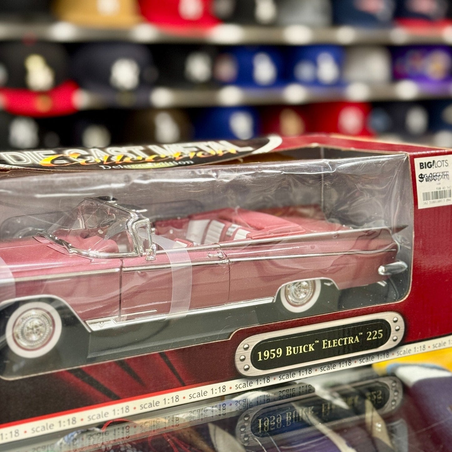 Road Signature 1959 Buick Electra 225 Convertible Ruby 1/18 Scale Diecast Model Car | New - Product Image