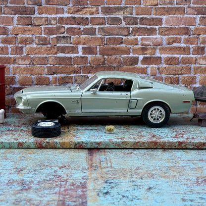 Road Signature 1968 Ford Mustang Shelby GT 500K 1/18 Scale Diecast Model Car | Parts Car - Product Image