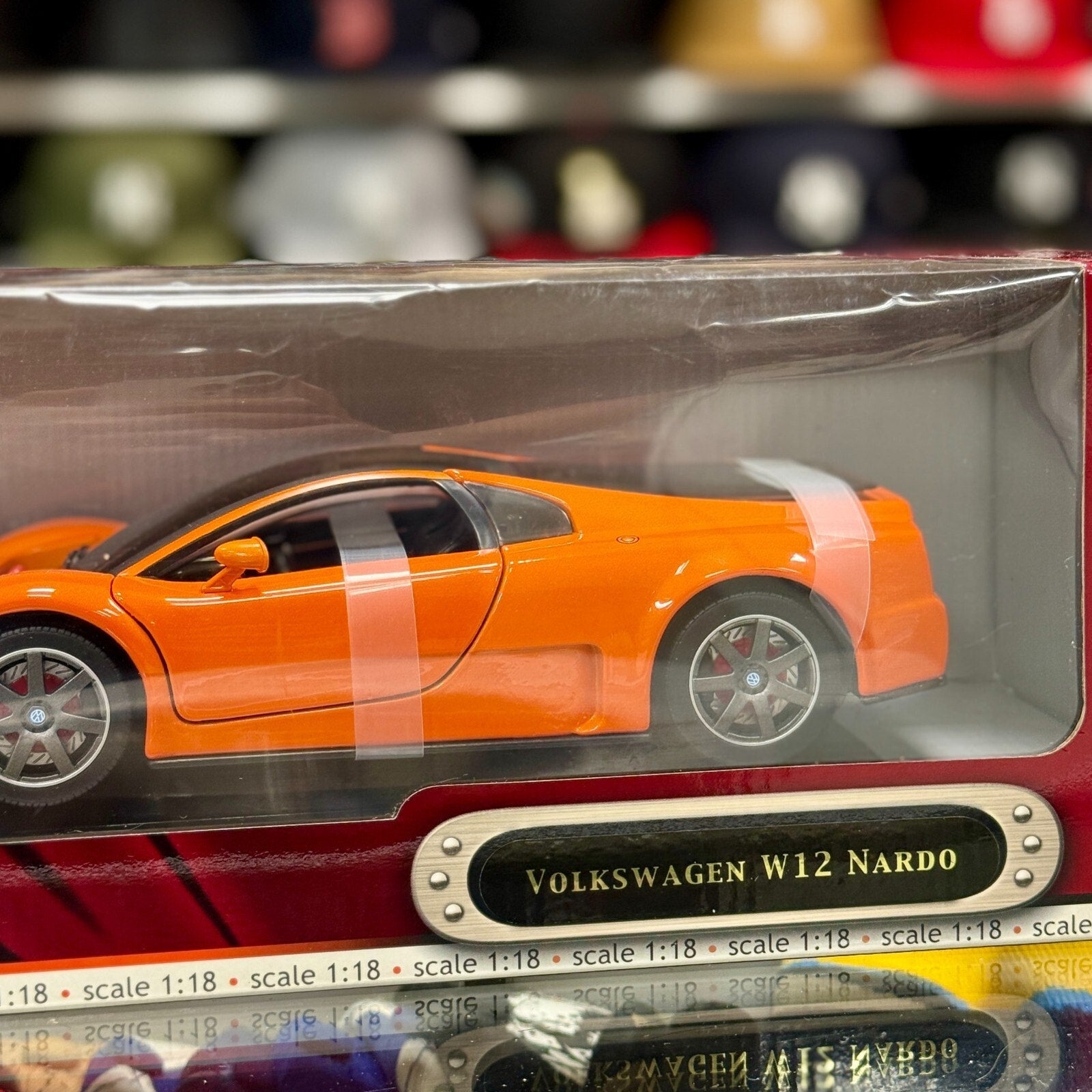 Road Signature Volkswagen W12 Nardo Orange 1/18 Scale Diecast Model Car | New - Product Image