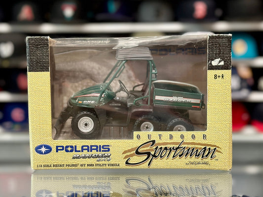 Sportsman Polaris Trucker Green 1/18 Scale Diecast Model Car | New - Product Image