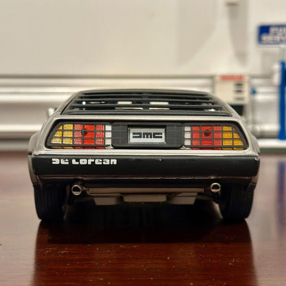 Sun Star 1981 Delorean DMC 12 LK Coupe Stainless Steel 1/18 Scale Resin Model Car - Product Image