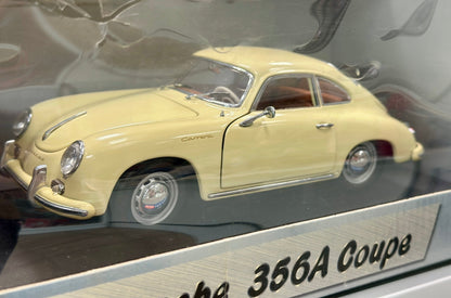 Sun Star Porsche 356A Coupe Creme 1/18 Scale Diecast Model Car | New - Product Image