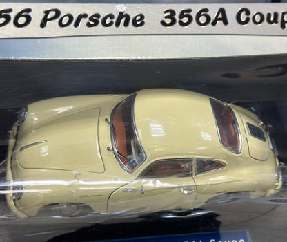 Sun Star Porsche 356A Coupe Creme 1/18 Scale Diecast Model Car | New - Product Image