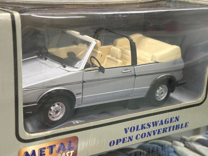 Sun Star Volkswagen Open Convertible 1/18 Scale Diecast Model Car | New - Product Image