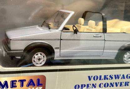 Sun Star Volkswagen Open Convertible 1/18 Scale Diecast Model Car | New - Product Image