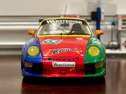 UT Models Porsche 911 993 GT2 '#63 Warsteiner Livery' 1/18 Scale Diecast Model Car | In Box - Product Image