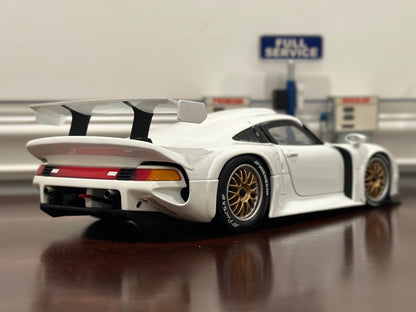 UT Models Porsche 993 GT1 'Street Version' White 1/18 Scale Diecast Model Car - Product Image