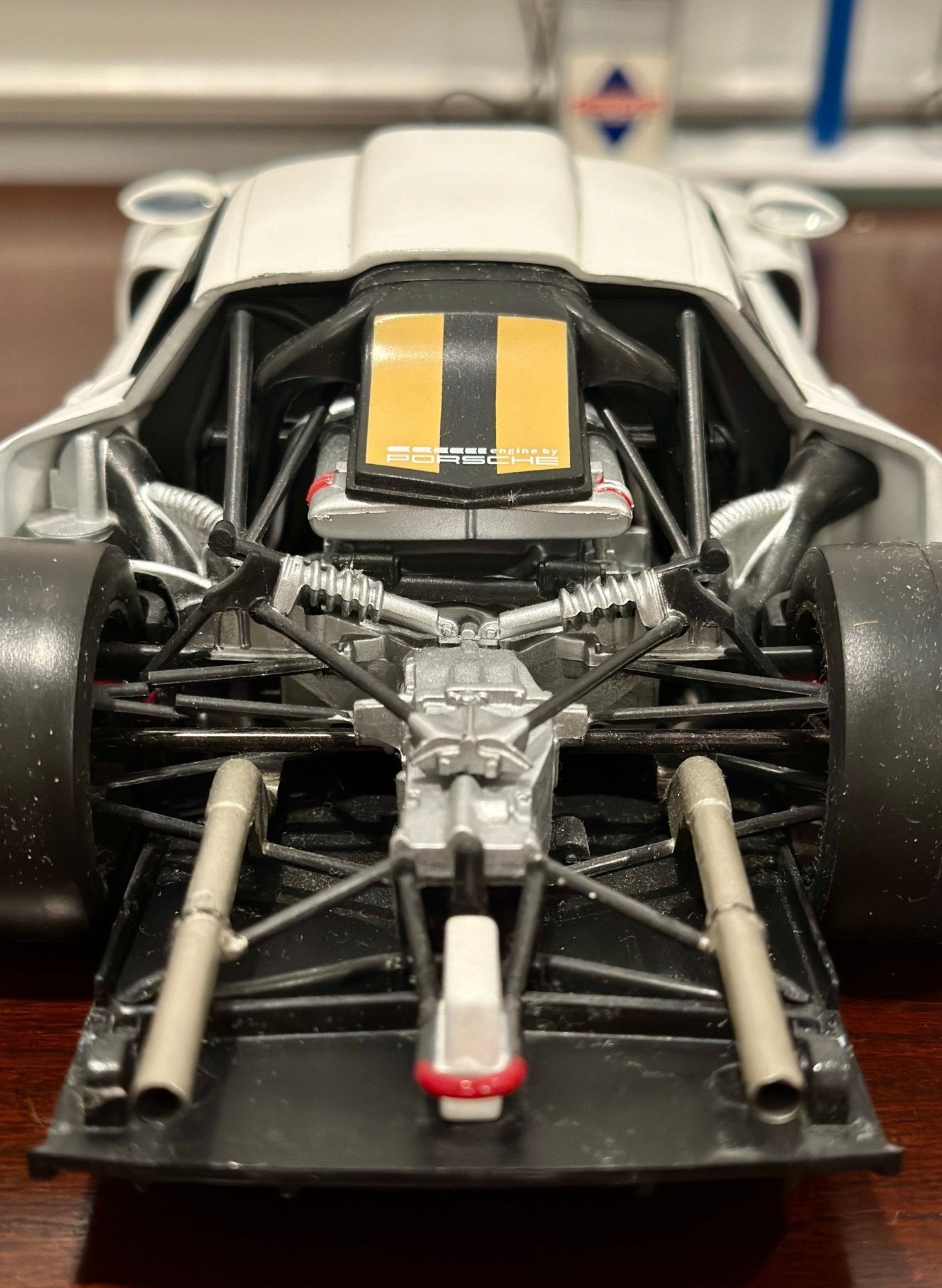 UT Models Porsche 993 GT1 'Street Version' White 1/18 Scale Diecast Model Car - Product Image