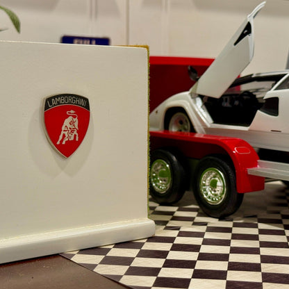 Vintage Lamborghini Enamel Pin From Lamborghini Dealer in Japan | Comes with backing - Product Image